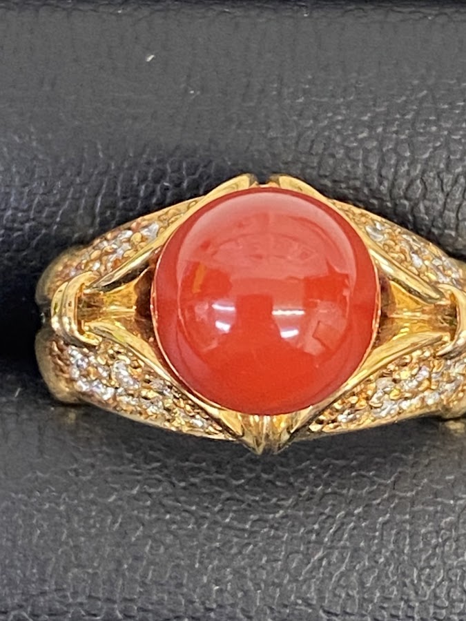 K18赤珊瑚をお買取り致しました！