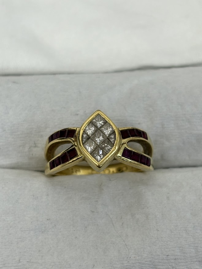 K18のダイヤのリングをお買取り致しました!